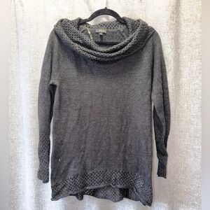 Cupio Charcoal Cowl Neck Sweater Large